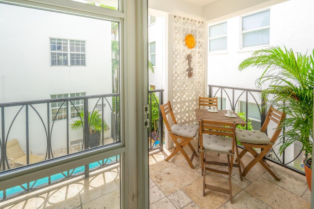 Fountain Condo 2 Story Pool Bbq Balcony Miami Beach Exteriör bild