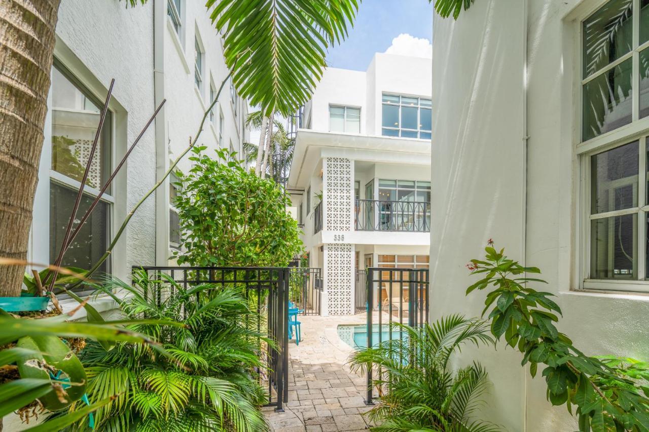 Fountain Condo 2 Story Pool Bbq Balcony Miami Beach Exteriör bild